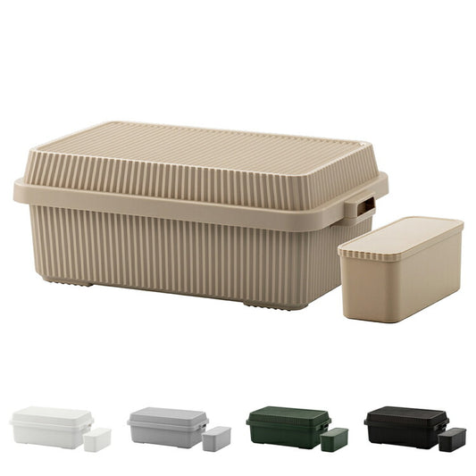 キャンプ 積み重ね 収納 ボックス 50L コンテナボックス スタックアップコンテナー 53 インナーボックスセット 収納ボックス キャンプ キャンプ用品 アウトドア 屋外 LIKE-IT(代引不可)