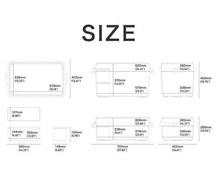 キャンプ 積み重ね 収納 ボックス 50L コンテナボックス スタックアップコンテナー 53 インナーボックスセット 収納ボックス キャンプ キャンプ用品 アウトドア 屋外 LIKE-IT(代引不可)