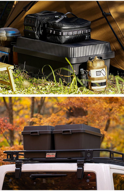 キャンプ 積み重ね 収納 ボックス 50L コンテナボックス スタックアップコンテナー 53 インナーボックスセット 収納ボックス キャンプ キャンプ用品 アウトドア 屋外 LIKE-IT(代引不可)