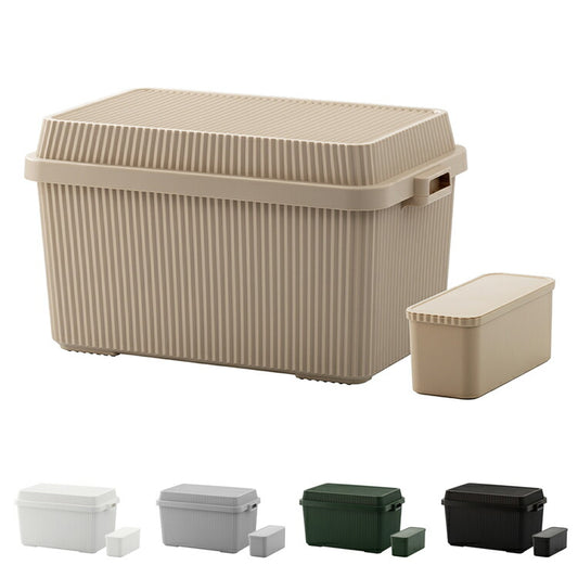 キャンプ 積み重ね 収納 ボックス 50L コンテナボックス スタックアップコンテナー 83 インナーボックスセット 収納ボックス大容量 収納ケース キャンプ キャンプ用品 アウトドア 屋外 LIKE-IT(代引不可)