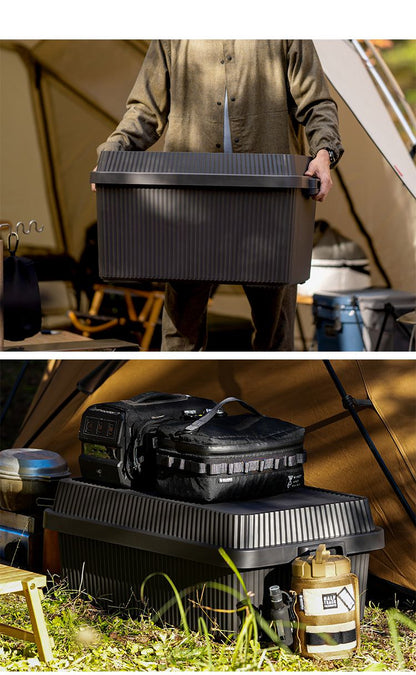 キャンプ 積み重ね 収納 ボックス 50L コンテナボックス スタックアップコンテナー 83 インナーボックスセット 収納ボックス大容量 収納ケース キャンプ キャンプ用品 アウトドア 屋外 LIKE-IT(代引不可)