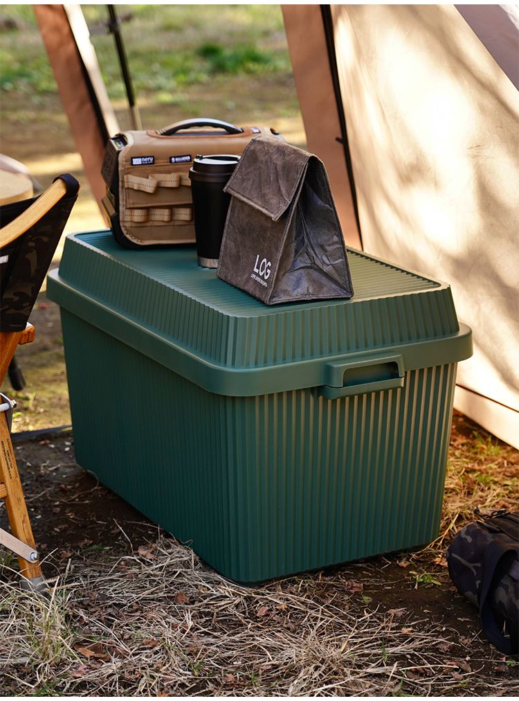 キャンプ 積み重ね 収納 ボックス 50L コンテナボックス スタックアップコンテナー 83 インナーボックスセット 収納ボックス大容量 収納ケース キャンプ キャンプ用品 アウトドア 屋外 LIKE-IT(代引不可)