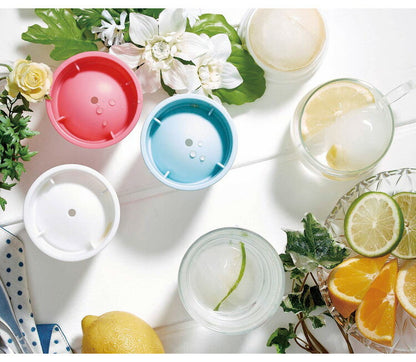 ライクイット (like-it) 製氷皿 アイスボールメーカー 2個セット 約Ф7.5×高7.5cm ホワイト 日本製 STK-06L 2P(代引不可)