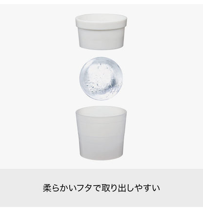 ライクイット (like-it) 製氷皿 アイスボールメーカー 4個セット 約Ф7.5×高7.5cm ホワイト 2個 ライトブルー 2個 日本製 STK-06L 4P(代引不可)