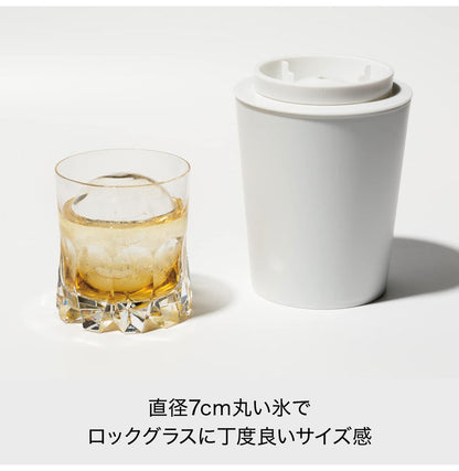 製氷器 透明な丸氷がつくれる製氷器 2個セットアイスボールメーカープレミアム 単品 家飲み 宅飲み 氷 酒 晩酌 ウィスキー ハイボール 父の日 母の日 敬老 ギフト 日本製 ライクイット(代引不可)