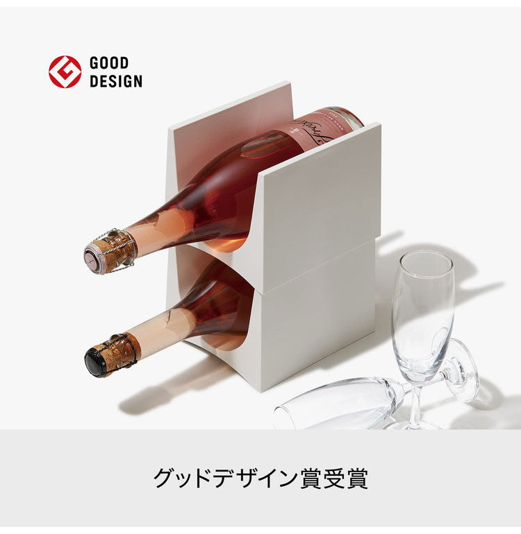 like-it ライクイット Stacking Wine Rack 2P スタッキングワインラック2P STK-12L 2個セット スリムデザイン 冷蔵庫 台所 キッチン(代引不可)