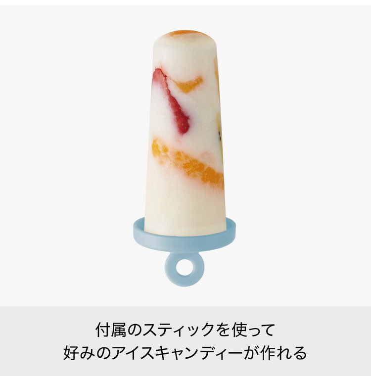 ライクイット (like-it) 製氷皿 アイスバーメーカー 約幅16×奥行5×高さ13cm ホワイト 日本製 STK-15L(代引不可)