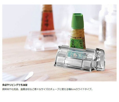 ライクイット(like-it) 歯ブラシスタンド 収納 チューブローラー 約幅9.7x奥4x高4.5cm ライラック 日本製 TR-01L(代引不可)