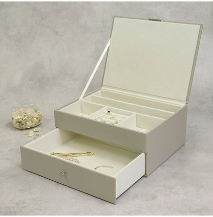 ジュエリーボックス Gage 2段 ゲージ アクセサリーボックス ジュエリーケース 収納 大容量 コンパクト 省スペース 宝石箱 ピアス イヤリング 指輪 リング おしゃれ かわいい プレゼント ギフト 贈り物(代引不可)