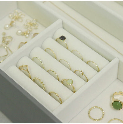 ジュエリーボックス Gage 2段 ゲージ アクセサリーボックス ジュエリーケース 収納 大容量 コンパクト 省スペース 宝石箱 ピアス イヤリング 指輪 リング おしゃれ かわいい プレゼント ギフト 贈り物(代引不可)