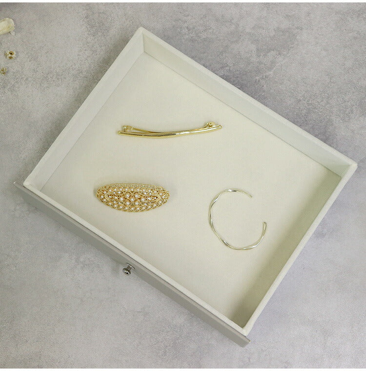 ジュエリーボックス Gage 2段 ゲージ アクセサリーボックス ジュエリーケース 収納 大容量 コンパクト 省スペース 宝石箱 ピアス イヤリング 指輪 リング おしゃれ かわいい プレゼント ギフト 贈り物(代引不可)