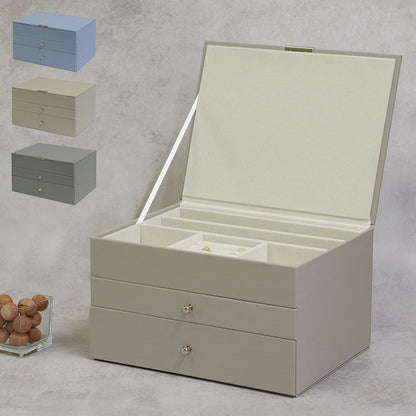 ジュエリーボックス Gage 3段 ゲージ アクセサリーボックス ジュエリーケース 収納 大容量 コンパクト 省スペース 宝石箱 ピアス イヤリング 指輪 リング おしゃれ かわいい プレゼント ギフト 贈り物(代引不可)