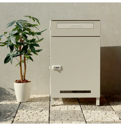 大容量 宅配ボックス ポスト 一体型 一戸建て用 ポスト付き ゼロリターンキー 郵便ポスト 郵便受け ダイヤル錠 置き配ボックス スタンドポスト 置き型ポスト ポスト 戸建て 宅配ロッカー(代引不可)