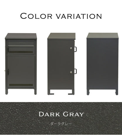 宅配ボックス ポスト付き 一戸建て用 ポスト 置き型 郵便ポスト ポスト付き ポスト一体型 スタンドポスト スタンド ポスト スタンドタイプ 家庭用 置き型ポスト 郵便受け メールボックス おしゃれ(代引不可)