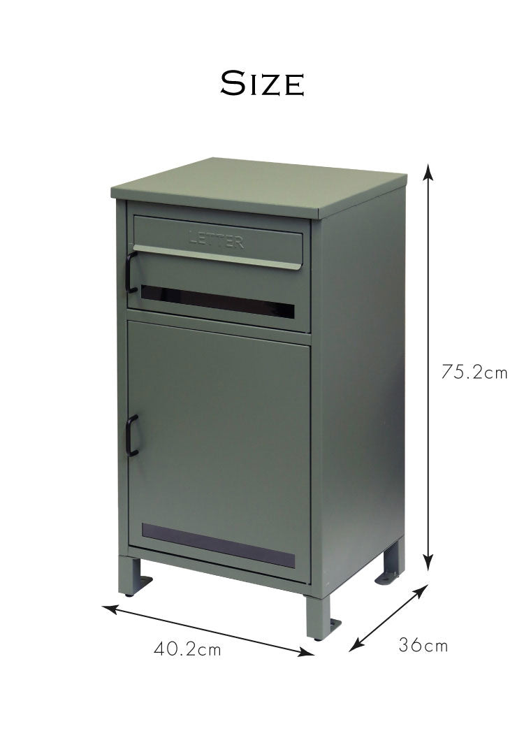 宅配ボックス ポスト付き 一戸建て用 ポスト 置き型 郵便ポスト ポスト付き ポスト一体型 スタンドポスト スタンド ポスト スタンドタイプ 家庭用 置き型ポスト 郵便受け メールボックス おしゃれ(代引不可)