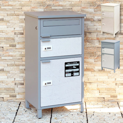 ポスト 宅配ボックス 郵便ポスト 一戸建て用 大容量 戸建て 置き型ポスト 北欧 おしゃれ エクステリア アンティーク メールボックス 鍵付き 新聞受け 郵便受け 屋外 自宅 置き配(代引不可)