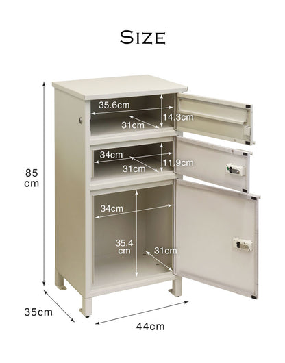 ポスト 宅配ボックス 郵便ポスト 一戸建て用 大容量 戸建て 置き型ポスト 北欧 おしゃれ エクステリア アンティーク メールボックス 鍵付き 新聞受け 郵便受け 屋外 自宅 置き配(代引不可)