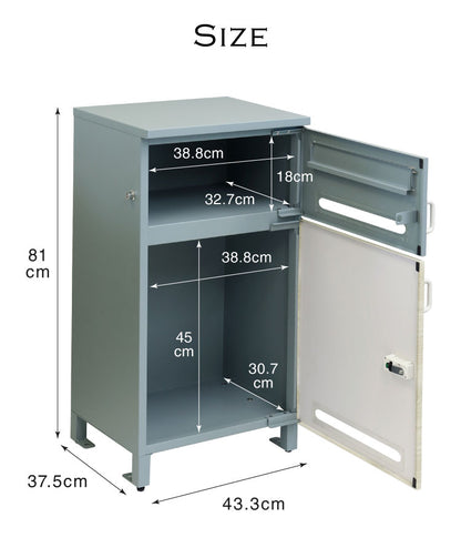 ポスト 宅配ボックス 郵便ポスト ナチュラル 一戸建て用 大容量 戸建て 置き型ポスト 北欧 おしゃれ エクステリア アンティーク メールボックス 鍵付き 新聞受け 郵便受け 屋外 自宅 置き配(代引不可)