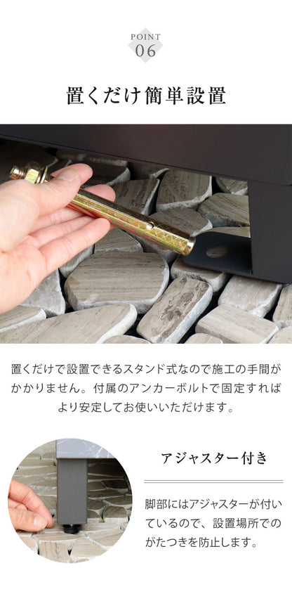 宅配ボックス付ポスト Pietro ピエトロ 宅配2段タイプ 盗難防止 ロック付き 宅配ボックス ポスト 大容量 デリバリーボックス スタンドポスト 宅配 郵便 置き配 玄関 一軒家 マンション アパート(代引不可)