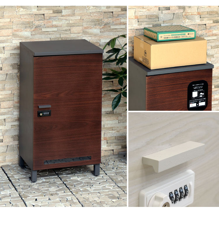 宅配ボックス Simone シモーネ 盗難防止 ロック付き 宅配ボックス 大容量 大型 デリバリーボックス 郵便ポスト スタンドポスト 宅配 郵便 置き配 玄関 戸建て 一軒家 マンション アパート(代引不可)