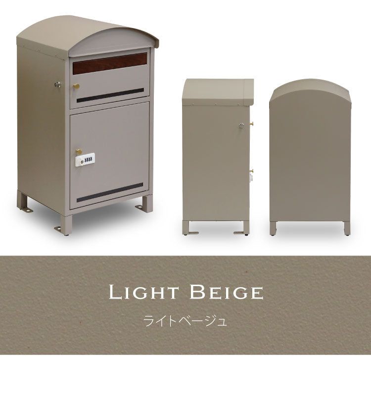 宅配ボックス付ポスト Lino リーノ 盗難防止 ロック付き 宅配ボックス ポスト 大容量 デリバリーボックス スタンドポスト 宅配 郵便 置き配 玄関 戸建て 一軒家 マンション アパート PBX-106 PBX-107(代引不可)