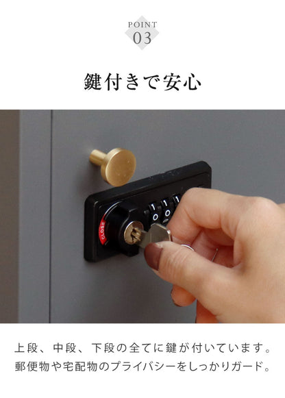 宅配ボックス付ポスト Lino リーノ 盗難防止 ロック付き 宅配ボックス ポスト 大容量 デリバリーボックス スタンドポスト 宅配 郵便 置き配 玄関 戸建て 一軒家 マンション アパート PBX-106 PBX-107(代引不可)