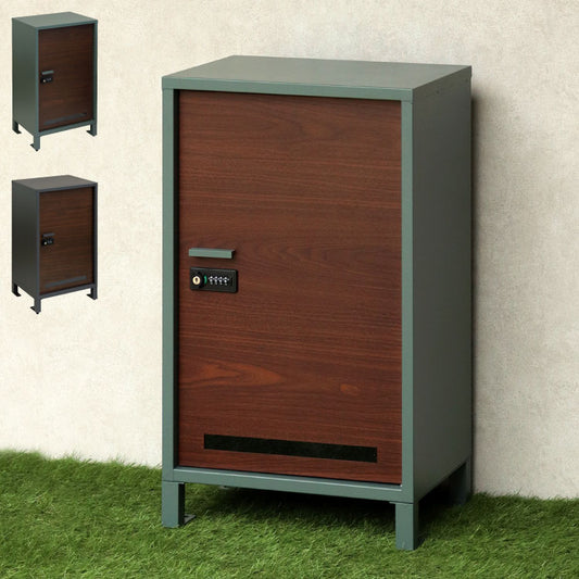 宅配ボックス Vasco ヴァスコ 盗難防止 ロック付き 宅配ボックス 大容量 大型 デリバリーボックス 郵便ポスト スタンドポスト 宅配 郵便 置き配 玄関 戸建て 一軒家 マンション アパート(代引不可)