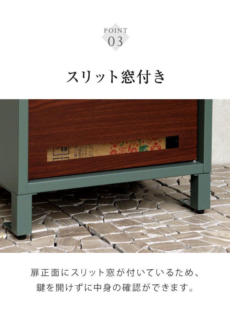 宅配ボックス Vasco ヴァスコ 盗難防止 ロック付き 宅配ボックス 大容量 大型 デリバリーボックス 郵便ポスト スタンドポスト 宅配 郵便 置き配 玄関 戸建て 一軒家 マンション アパート(代引不可)