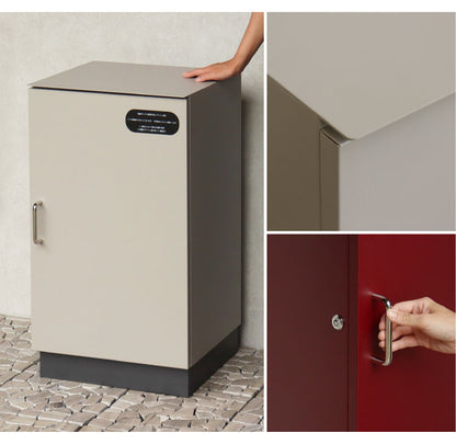 宅配ボックス Alora アローラ スリット窓 印鑑ケース プッシュキー ガルバナイズド加工 さびにくい PBX-125 PBX-126 スタンドポスト スタンドタイプ 郵便受け メールボックス 郵便受け MOJYU(代引不可)