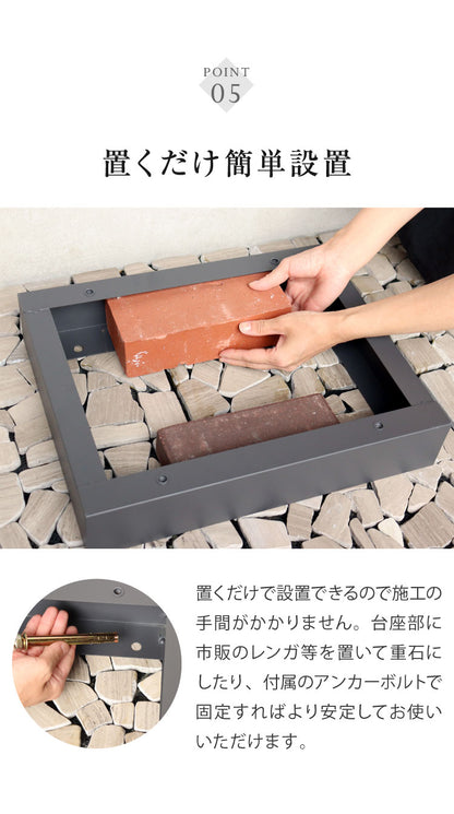 宅配ボックス Alora アローラ スリット窓 印鑑ケース プッシュキー ガルバナイズド加工 さびにくい PBX-125 PBX-126 スタンドポスト スタンドタイプ 郵便受け メールボックス 郵便受け MOJYU(代引不可)