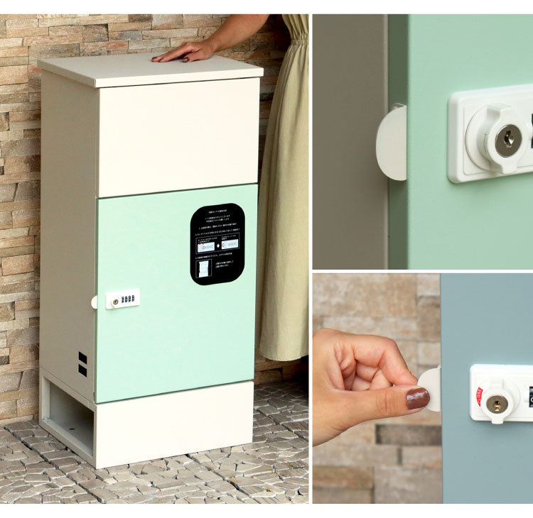 宅配ボックス Gaio ガイオ 2way 天面扉 正面扉 2通り ソフトクロージング ダイヤルロック シリンダー錠 ゼロリターンキー スリット窓 PBX-130 PBX-131 MOJYU 郵便受け メールボックス 郵便(代引不可)