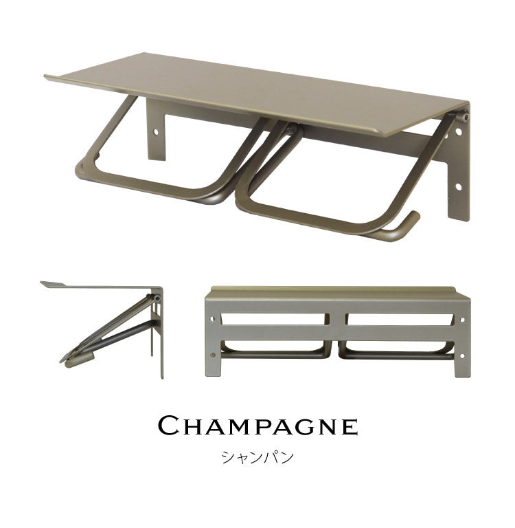 トイレットペーパーホルダー ダブル スチール 二連 アイアン マット シンプル おしゃれ 男前 かっこいい スタイリッシュ シック スマホ置き 収納 棚 ディスプレイ ブラック ホワイト シャンパン(代引不可)