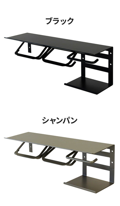 トイレットペーパーホルダー ストックタイプ ダブル 2連 タオルハンガー付き ペーパーホルダー タオル掛け タオルバー タオルハンガー アイアン カバー 収納 おしゃれ 北欧 マット アンティーク(代引不可)