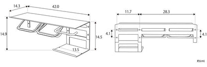トイレットペーパーホルダー ストックタイプ ダブル 2連 タオルハンガー付き ペーパーホルダー タオル掛け タオルバー タオルハンガー アイアン カバー 収納 おしゃれ 北欧 マット アンティーク(代引不可)