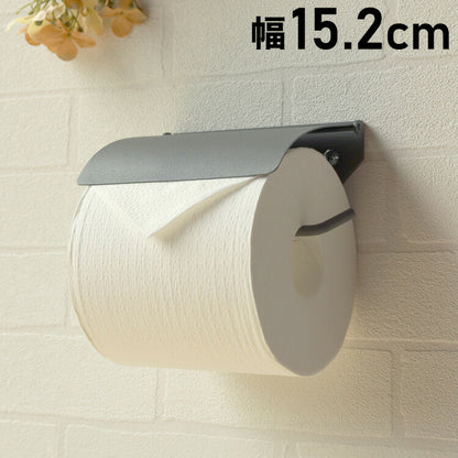 アイアントイレットペーパーホルダー シングルタイプ マット 一連 スチール 男前 かっこいい レトロ モノトーン カフェ風 アンティーク風 ヴィンテージ 北欧 おしゃれ 簡単設置 ネジ付き 錆びにくい(代引不可)