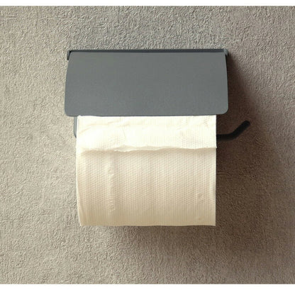 アイアントイレットペーパーホルダー シングルタイプ マット 一連 スチール 男前 かっこいい レトロ モノトーン カフェ風 アンティーク風 ヴィンテージ 北欧 おしゃれ 簡単設置 ネジ付き 錆びにくい(代引不可)