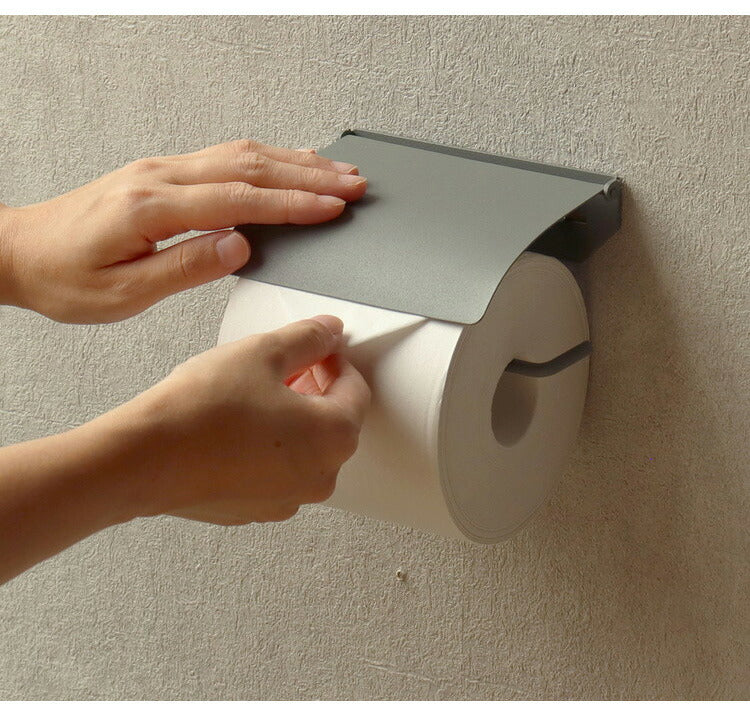 アイアントイレットペーパーホルダー シングルタイプ マット 一連 スチール 男前 かっこいい レトロ モノトーン カフェ風 アンティーク風 ヴィンテージ 北欧 おしゃれ 簡単設置 ネジ付き 錆びにくい(代引不可)