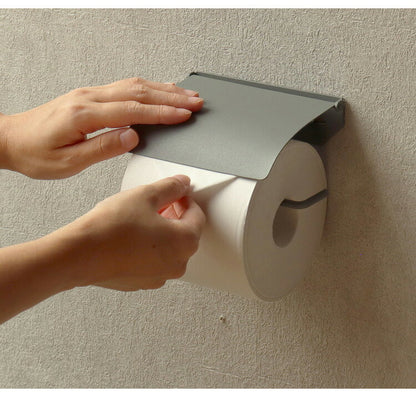 アイアントイレットペーパーホルダー シングルタイプ マット 一連 スチール 男前 かっこいい レトロ モノトーン カフェ風 アンティーク風 ヴィンテージ 北欧 おしゃれ 簡単設置 ネジ付き 錆びにくい(代引不可)