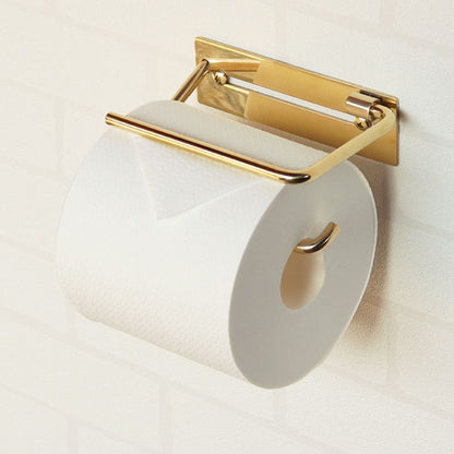 真鍮トイレットペーパーホルダー Fran シングル トイレットペーパー ゴールド クラシック ペーパーホルダー 高級感 トイレ 収納 コンパクト 省スペース 新生活 おしゃれ かわいい 北欧(代引不可)