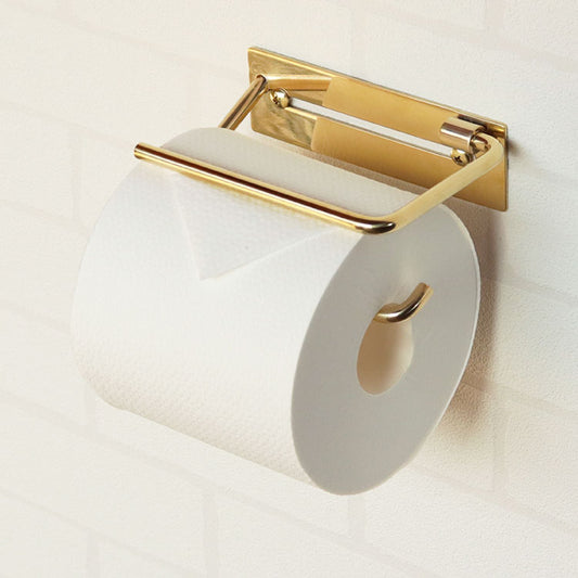 真鍮トイレットペーパーホルダー Fran シングル トイレットペーパー ゴールド クラシック ペーパーホルダー 高級感 トイレ 収納 コンパクト 省スペース 新生活 おしゃれ かわいい 北欧(代引不可)