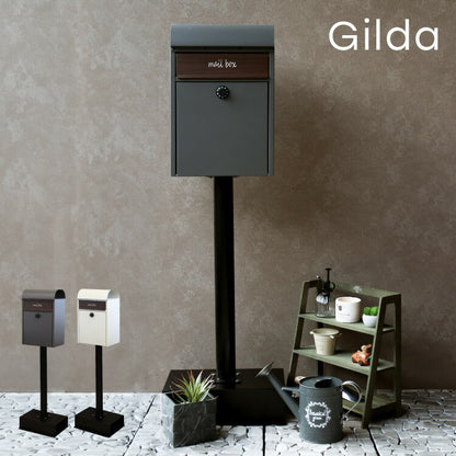 スタンドポスト ダイヤル錠 ポスト 置き型 郵便ポスト 郵便受け スタンドタイプ 置き型ポスト メールボックス スタンド 一戸建て 鍵付き ダイヤル式 A4 大容量 ステンレス 北欧 おしゃれ(代引不可)