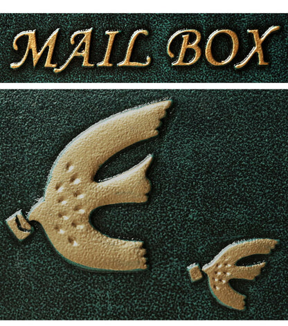 鋳物 スタンドポスト鳥 小鳥 郵便ポスト 郵便受け 新聞受け メールボックス ポスト 玄関 工事不要 アンティーク 投函可能 おしゃれ 北欧 ヴィンテージ レトロ シンプル かわいい(代引不可)