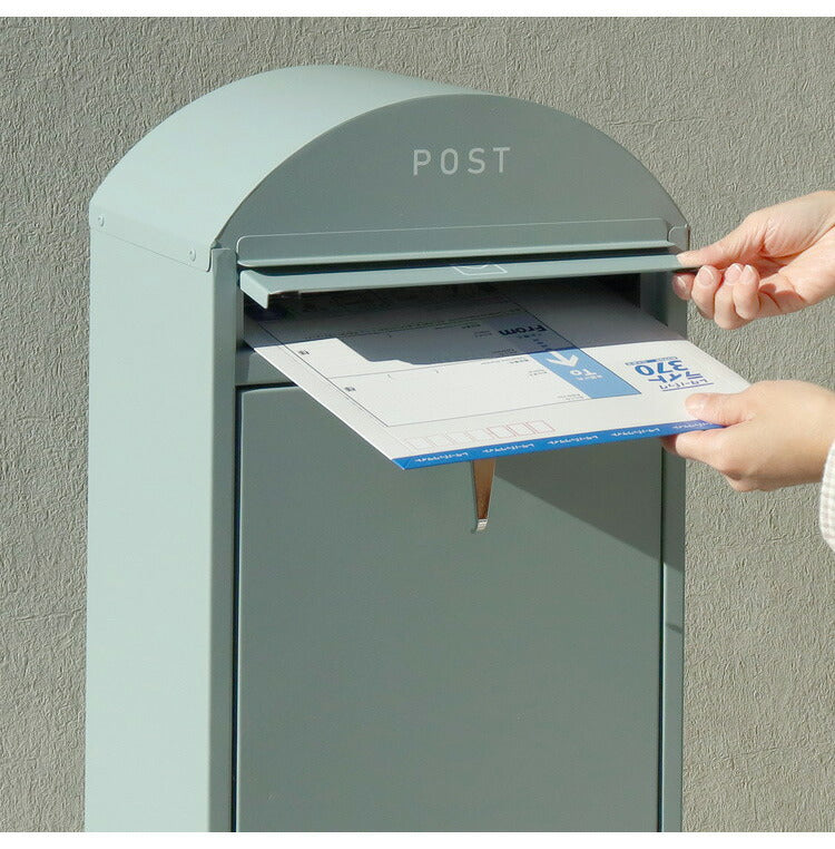 郵便ポスト鍵付き 錆びにくい スタンドタイプ 郵便受け 置き型 スタンドポスト 置き型ポスト メールボックス 新聞受け 鍵付き スタンド式 大容量 ポスト付き 家庭用 屋外 おしゃれ 北欧(代引不可)