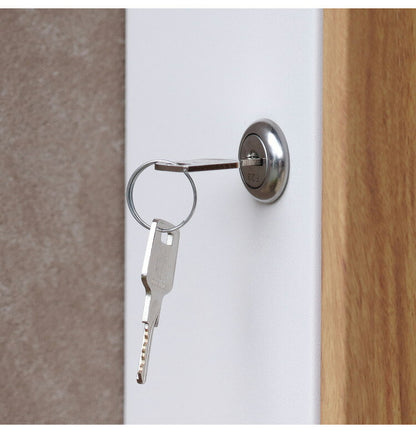 壁掛けポスト メールボックス 郵便ポスト 郵便受け ポスト 玄関 木目 ブラウン ホワイト スリット窓 シリンダー錠 木目調 デザインポスト レトロ コンパクト スタイリッシュ(代引不可)