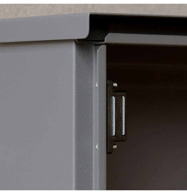 壁掛けポスト メールボックス 郵便ポスト 郵便受け ポスト 玄関 木目 ブラウン ホワイト スリット窓 シリンダー錠 木目調 デザインポスト レトロ コンパクト スタイリッシュ(代引不可)