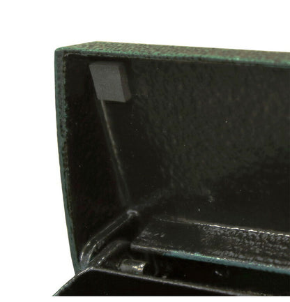 壁掛けポスト 鋳物製 鹿 郵便ポスト アンティーク風 鋳物 A4サイズ レターパック 大きめ 大容量 横開き扉 鋳造加工 ブロンズ グリーン ブラウン 郵便受け ヴィンテージ シンプル レトロ おしゃれ(代引不可)