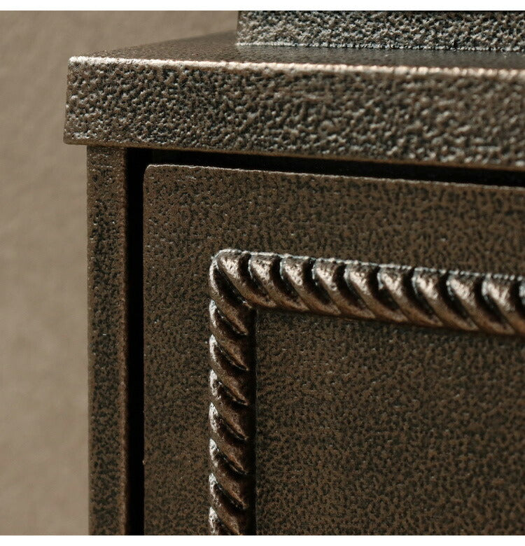 壁掛けポスト 鋳物製 鹿 郵便ポスト アンティーク風 鋳物 A4サイズ レターパック 大きめ 大容量 横開き扉 鋳造加工 ブロンズ グリーン ブラウン 郵便受け ヴィンテージ シンプル レトロ おしゃれ(代引不可)