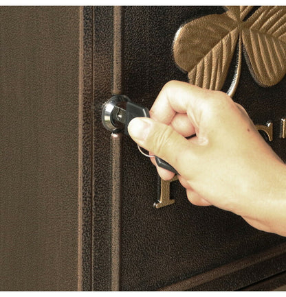 壁掛けポスト 鋳物製 クローバー 郵便ポスト アンティーク風 鋳物 A4サイズ レターパック 大きめ 大容量 横開き扉 鋳造加工 ブロンズ グリーン ブラウン 郵便受け ヴィンテージ シンプル(代引不可)