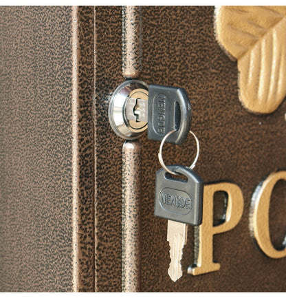 壁掛けポスト 鋳物製 クローバー 郵便ポスト アンティーク風 鋳物 A4サイズ レターパック 大きめ 大容量 横開き扉 鋳造加工 ブロンズ グリーン ブラウン 郵便受け ヴィンテージ シンプル(代引不可)