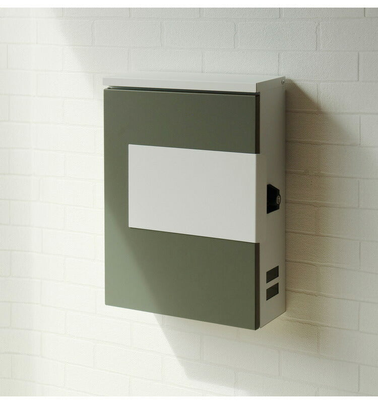 郵便ポスト キーロック式 壁掛け ステンレス 鍵2個付き さびにくい 大型 A4サイズ対応 窓付 鍵付 壁付け 軽量 北欧 ナチュラル ポスト 郵便受け 郵便 メールボックス 壁掛けポスト 壁付けポスト(代引不可)